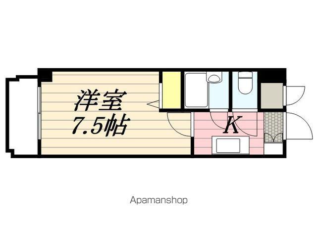 ラ・レジダンス・ド・パルム(1K/8階)の間取り写真