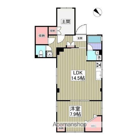 FLAT474ビル(1LDK/1階)の間取り写真