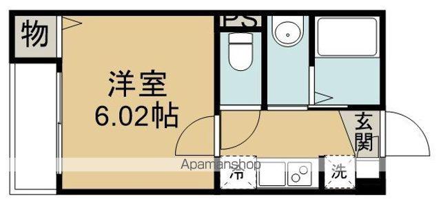 パークエクセル(1K/3階)の間取り写真