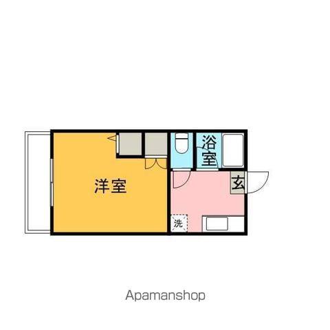 シティハイム一刻館 C棟(1K/2階)の間取り写真