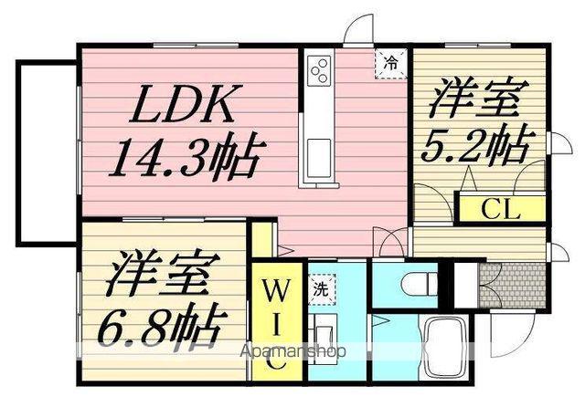 ニューノース弐番館 1階階 間取り