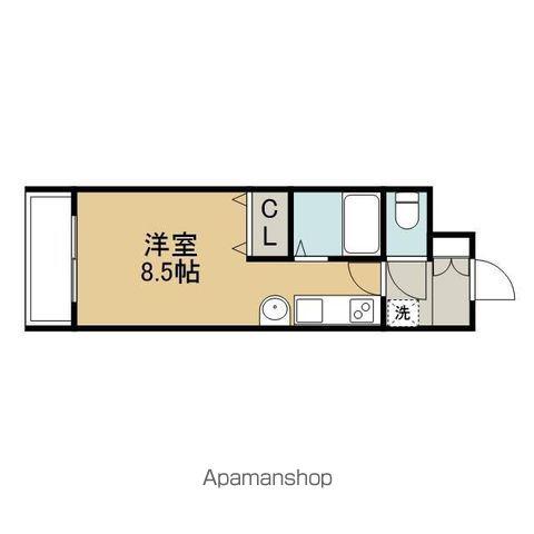 ホーマット千歳(1K/6階)の間取り写真