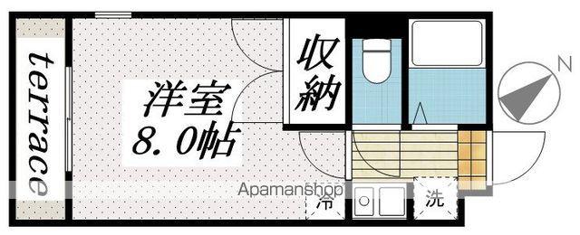 パレスみずほ(1K/1階)の間取り写真