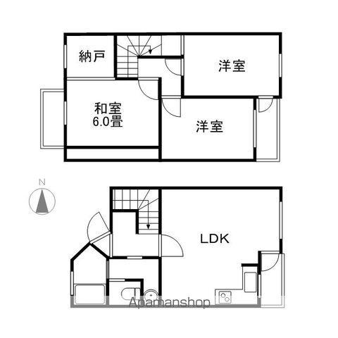 アップルタウン往生地(3LDK)の間取り写真