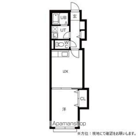 グランメゾン22(1LDK/3階)の間取り写真