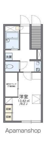 レオパレスグリーンオアシス 1階階 間取り