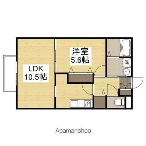 シエナフローラⅠ番館(1LDK/2階)の間取り写真
