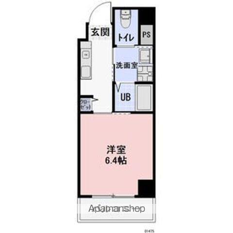 ワイズタワー新栄(1K/3階)の間取り写真