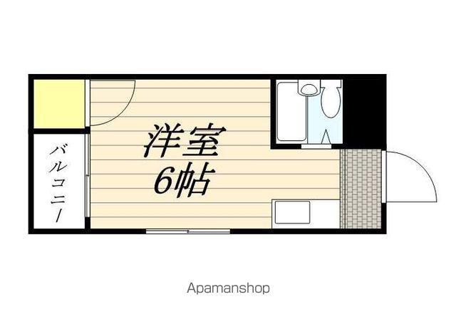 アムール井尻(ワンルーム/2階)の間取り写真