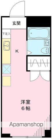 グリーンネスめじろ台(ワンルーム/3階)の間取り写真