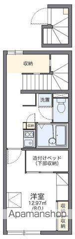 レオパレス郡山並木1(1K/2階)の間取り写真