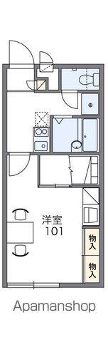 レオパレス ラージ グルーブⅠ(1K/2階)の間取り写真