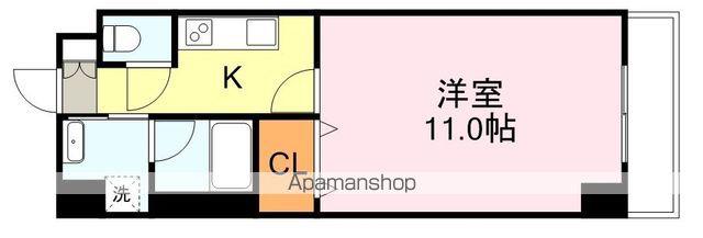 新町ASマンション(1K/3階)の間取り写真
