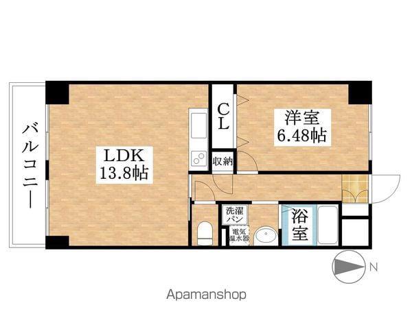 セルテスⅢ(1LDK/7階)の間取り写真
