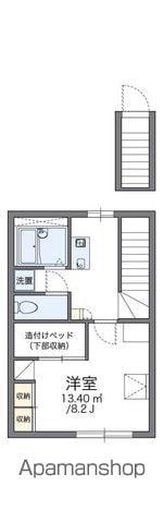 レオパレスソレーユ(1K/2階)の間取り写真