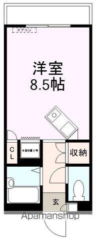 アルフィーネ宇部(ワンルーム/3階)の間取り写真
