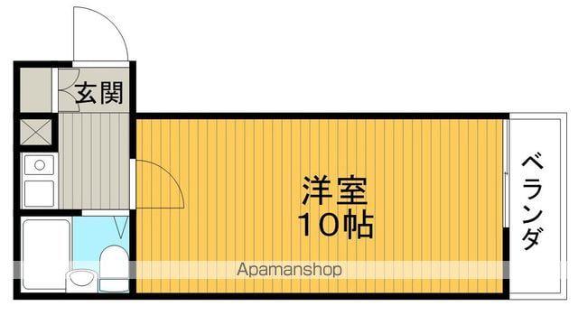 サンパレス21蛍池(1K/1階)の間取り写真