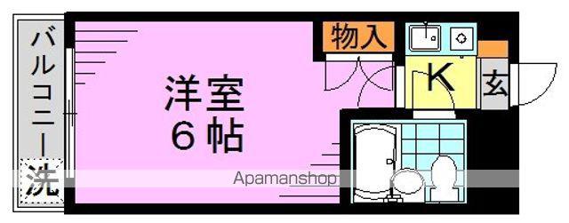 シュアイ高円寺(1K/1階)の間取り写真