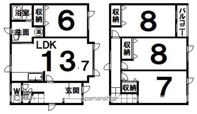 根室本線 帯広駅 徒歩19分 2階建 築19年(4LDK)の間取り写真