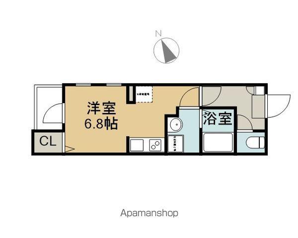 ハーモニーテラスタユシア吹上(ワンルーム/3階)の間取り写真