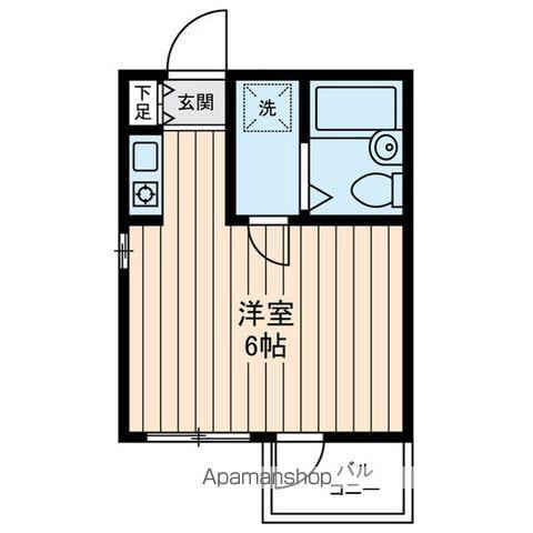 ダイヤモンドレジデンス西日暮里第ニ(ワンルーム/1階)の間取り写真