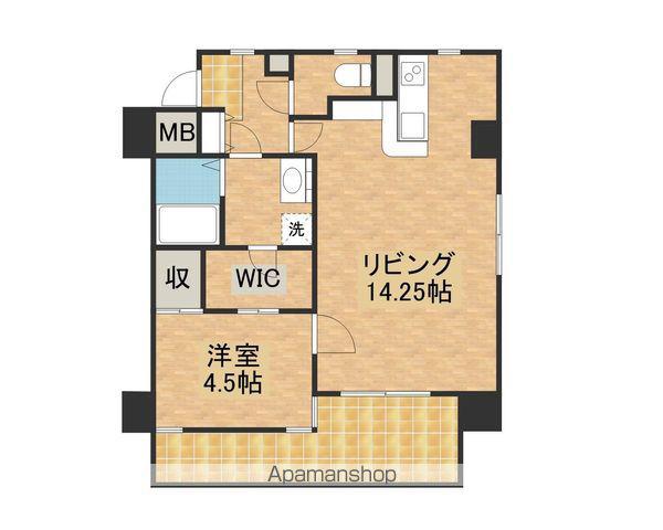  J-7 (1LDK/3階)の間取り写真