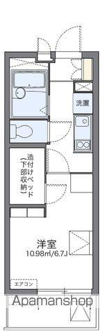 レオパレス広白岳(1K/4階)の間取り写真