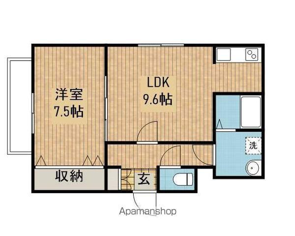 ファーストレジデンスはんのき公園前 A棟(1LDK/3階)の間取り写真