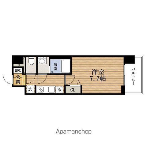 PRESSANCE大正フレンジ(1K/9階)の間取り写真