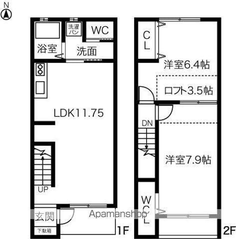ワイハウスＡ棟(2LDK)の間取り写真