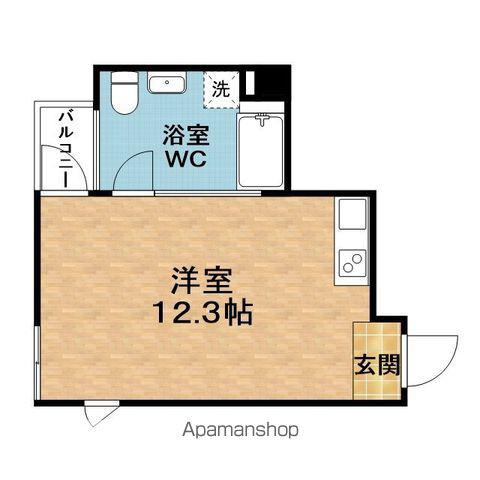 ZEQUEDOSHIN(ワンルーム/3階)の間取り写真