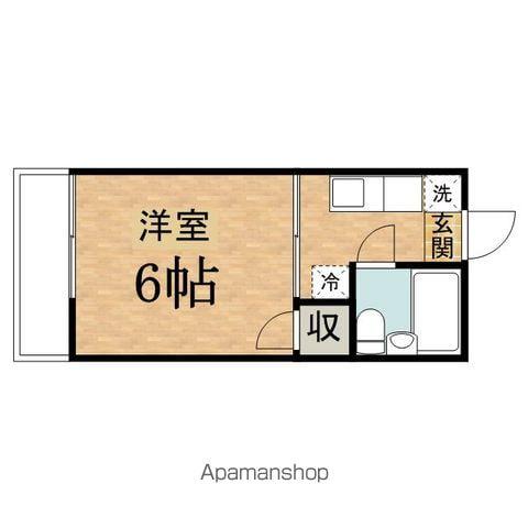 五月女ハイツ(1K/2階)の間取り写真