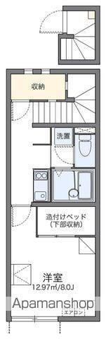 レオネクスト駅西(1K/2階)の間取り写真