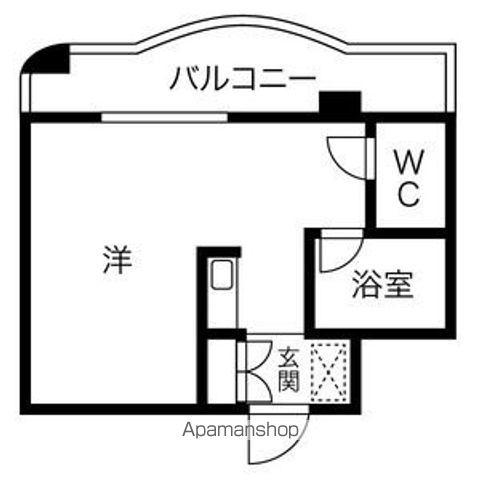 第2池場ハウス(ワンルーム/2階)の間取り写真