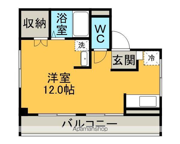 桜井ビル(ワンルーム/2階)の間取り写真