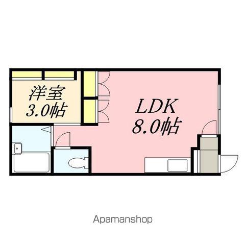 コーポイシイ(1LDK/2階)の間取り写真