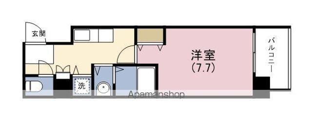 ボンジュール西九条(1K/5階)の間取り写真