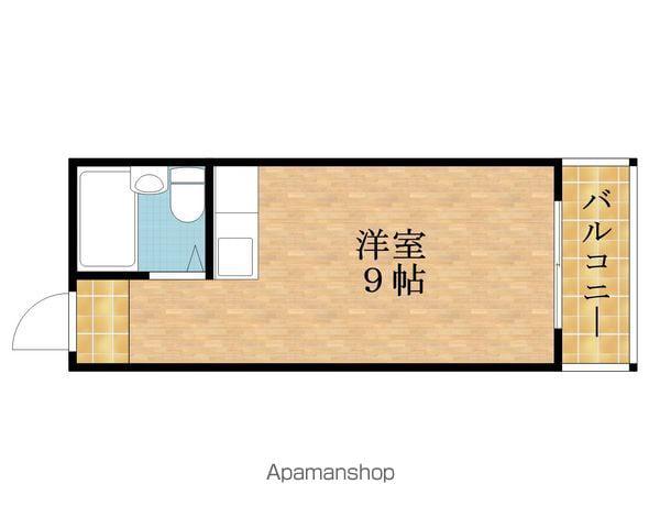 ジュネス野江(ワンルーム/4階)の間取り写真