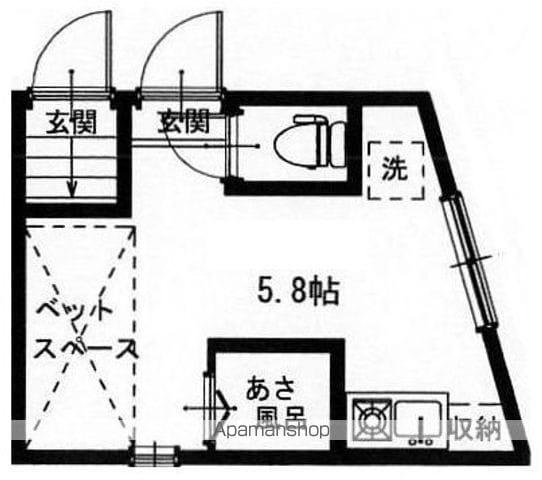 アーバンプレイス阿佐ヶ谷4(ワンルーム/1階)の間取り写真
