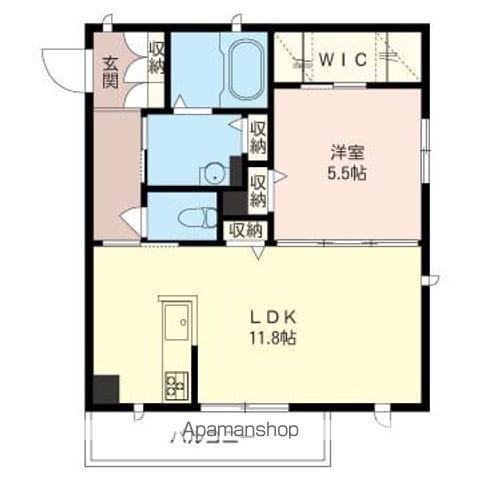 レジデンス ソレイユ(1LDK/3階)の間取り写真