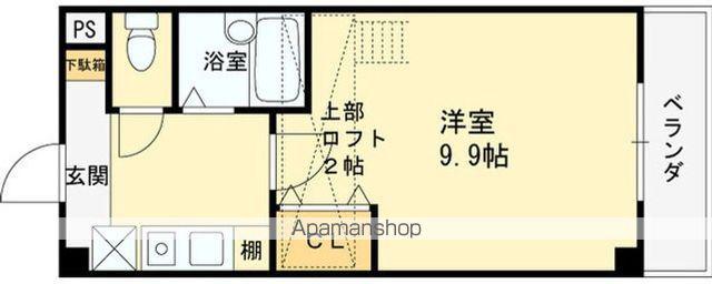 桜ヶ丘晴楽館(1K/5階)の間取り写真