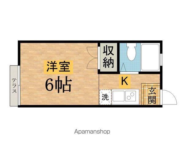 リバーハイツ 2階階 間取り