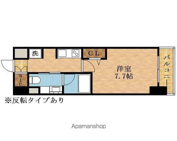 URBANLINK森小路駅前(1K/1階)の間取り写真