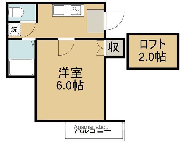バービーハウス(1K/2階)の間取り写真