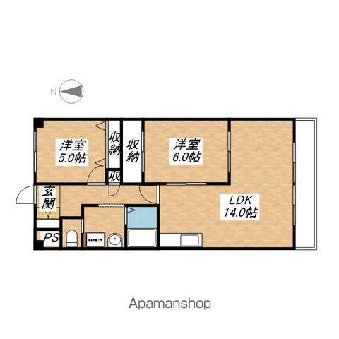 VALLEYVILLAK(2LDK/3階)の間取り写真