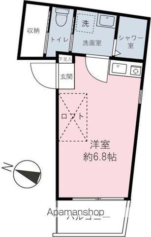 ラマーリエ中野(ワンルーム/3階)の間取り写真