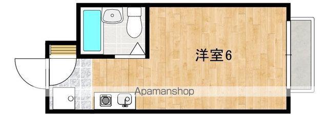 ふぁみーゆ音無(ワンルーム/2階)の間取り写真