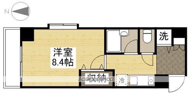 アドヴァンシティ岡山ステーション(1K/7階)の間取り写真
