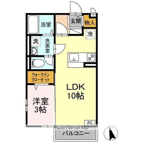 ベルデュール 2階階 間取り