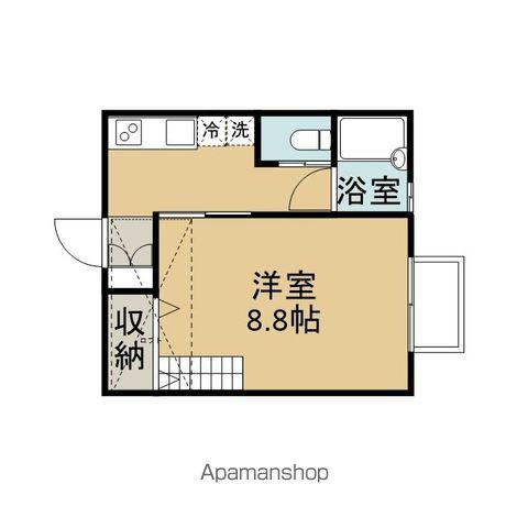 グレースタウン梶原(1K/2階)の間取り写真